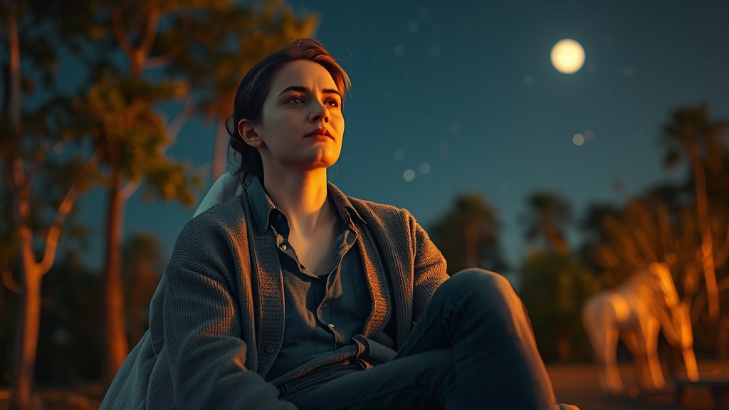 호흡 명상으로 슬픔과 불안 다스리기 (realistic 스타일)