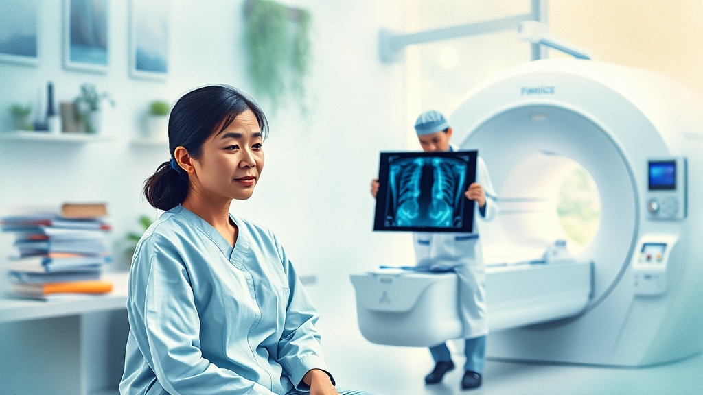 턱 통증, 진단과 평가 (watercolor 스타일)