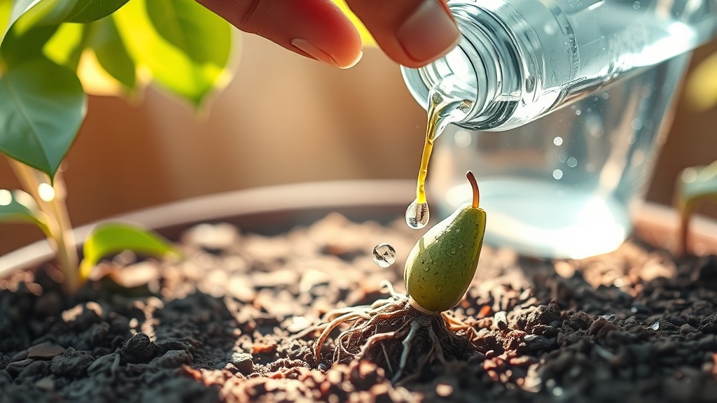 뿌리 튼튼! 물 관리 비법 💧 (watercolor 스타일)