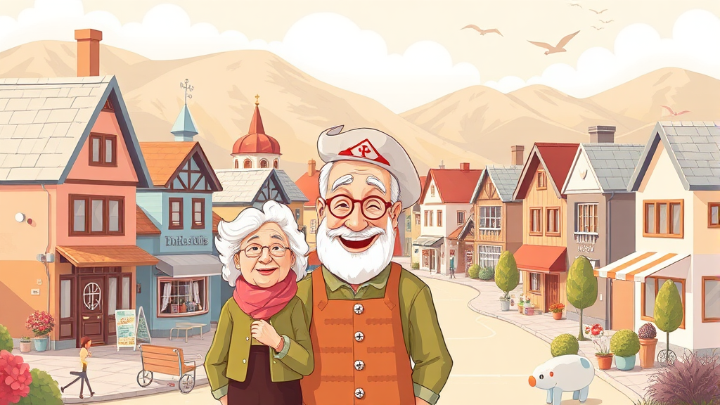 실버타운 선택, 왜 중요할까요? (illustration 스타일)