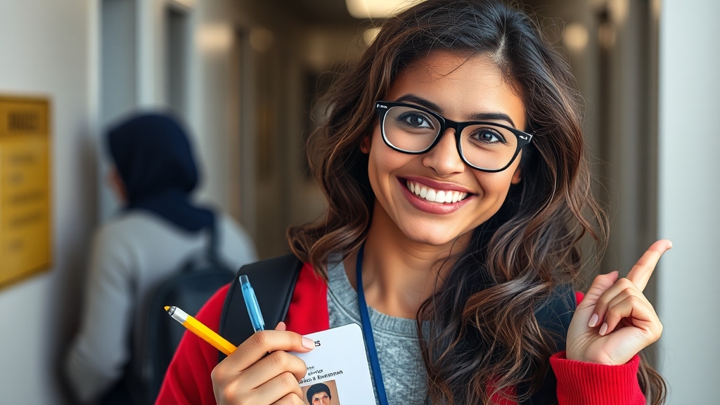 시험 준비물 및 당일 유의사항 (realistic 스타일)