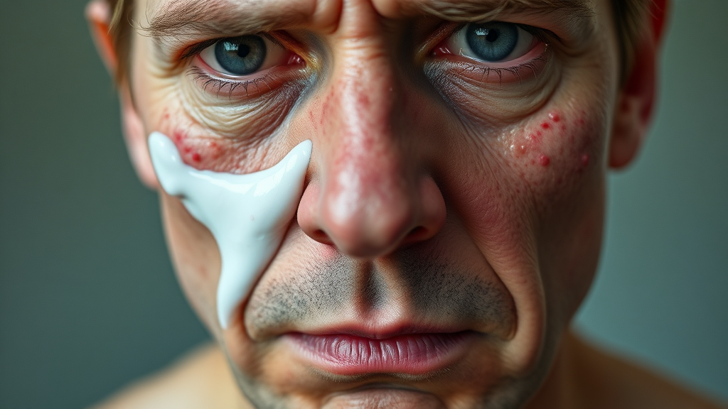 아젤리아 크림 부작용 (realistic 스타일)