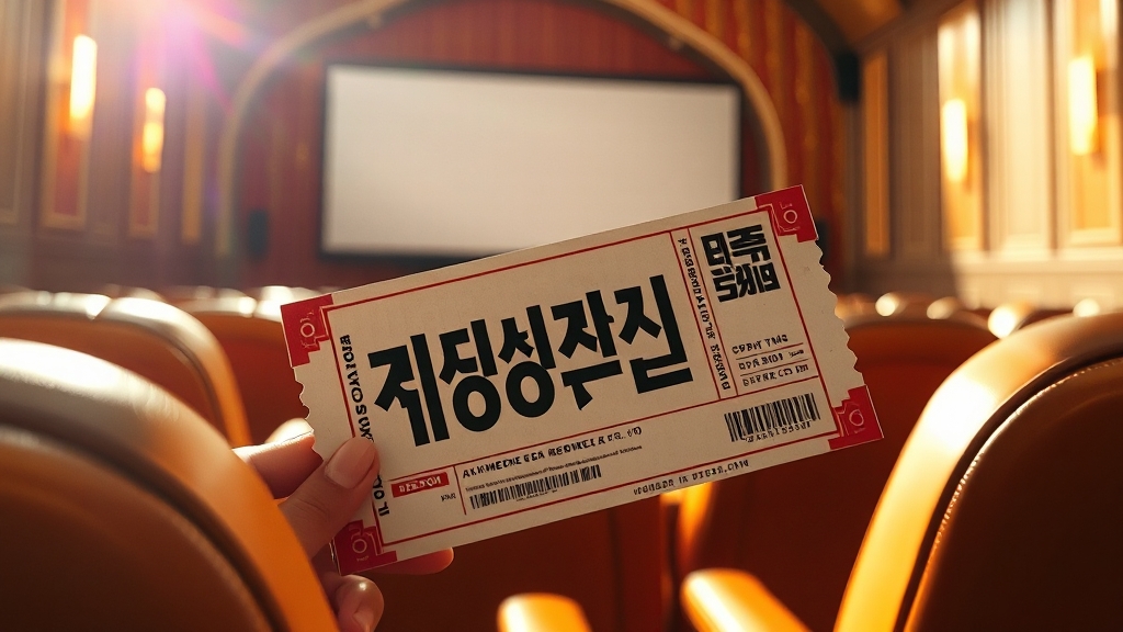 영화 할인쿠폰 중복 할인 꿀팁 (realistic 스타일)