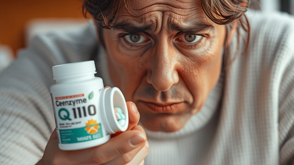 코엔자임Q10 부작용 및 안전성 (realistic 스타일)