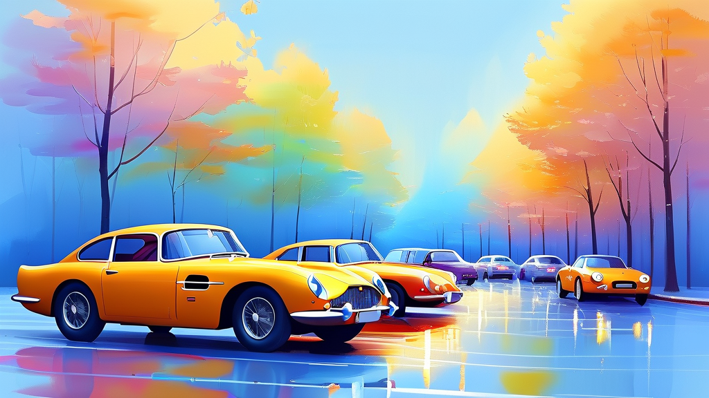 축제 기간 렌터카 이용 시 놓치지 말아야 할 팁 (watercolor 스타일)