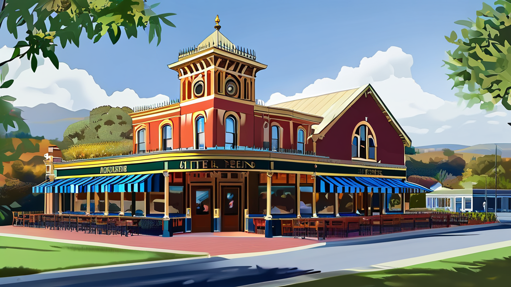 뉴질랜드 미식 탐방: 제철 요리와 특별한 레스토랑 (realistic 스타일)