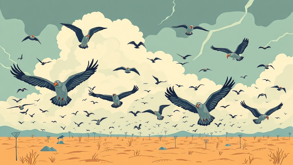 투자자들의 대응 전략: 공포 지수와 심리 (illustration 스타일)