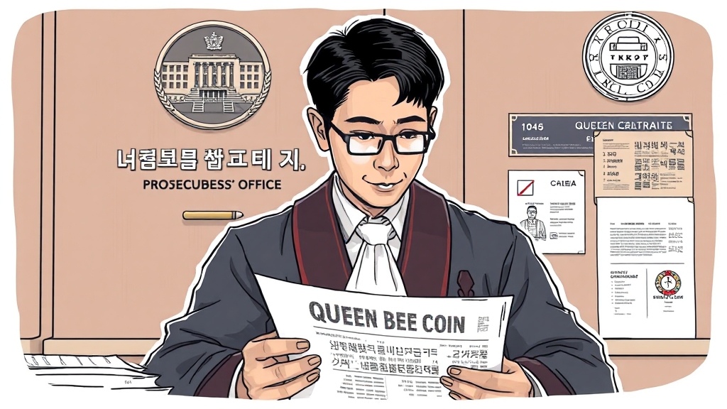 최재현 검사 누구? (illustration 스타일)