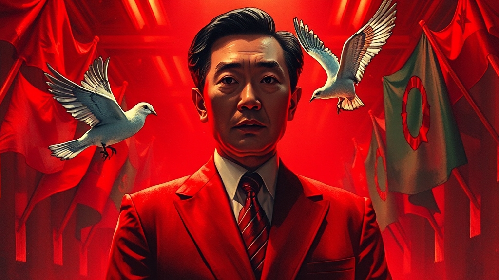 한학자: 리더십과 교단 내 역할 (realistic 스타일)