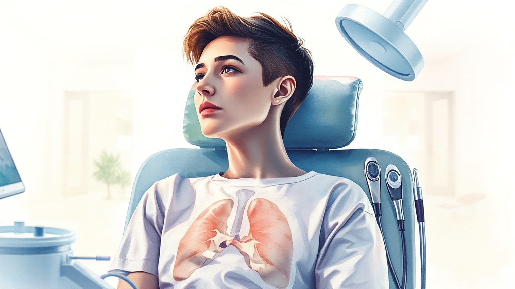 부산 병원의 특별한 접근 (watercolor 스타일)