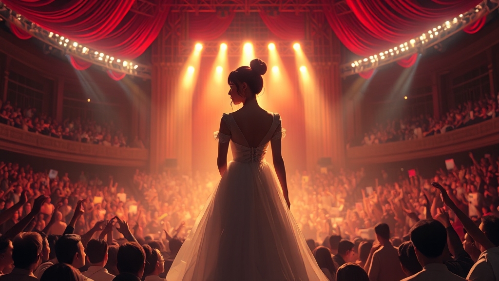 보아, K팝의 아이콘 (illustration 스타일)