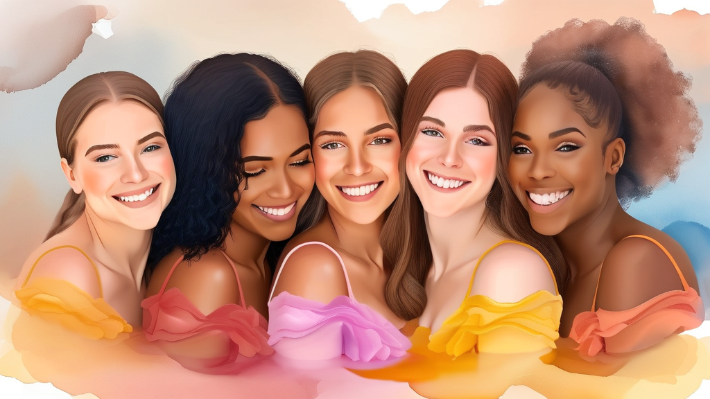 공공생리대 그냥드림 사업: 무엇을 지원하나요? (watercolor 스타일)