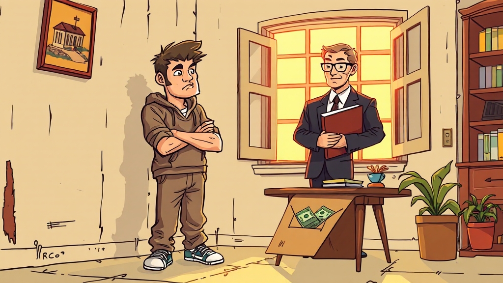 특수 청소비, 어떻게 대처? (cartoon 스타일)