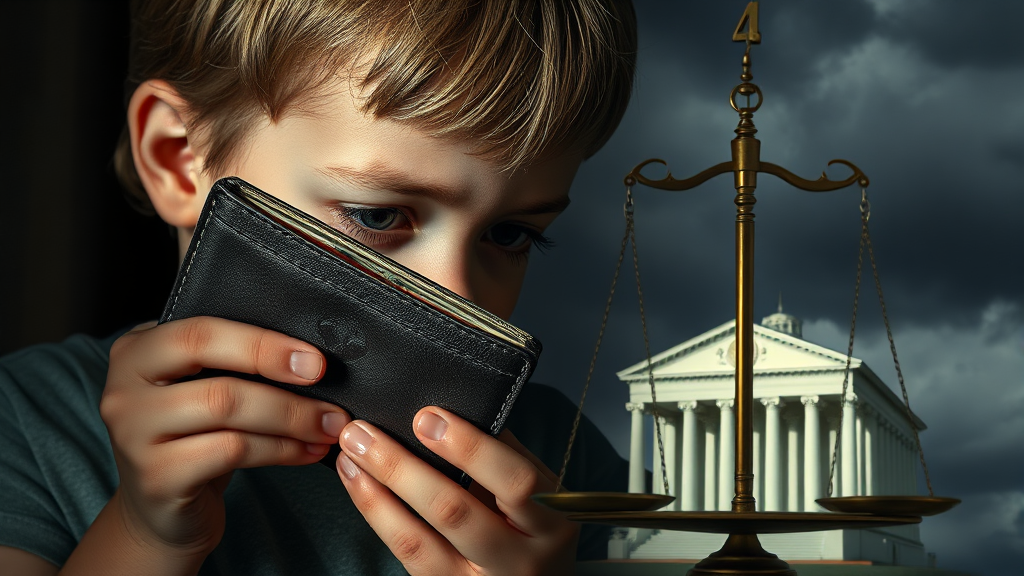 경제적 어려움 시 양육비 조정 (realistic 스타일)