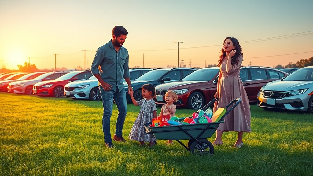 중고차 다자녀 취득세 감면 적용될까? (2025년) (realistic 스타일)