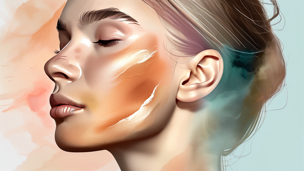 안전하게! 사각턱 보톡스 시술 전후 주의사항 (watercolor 스타일)