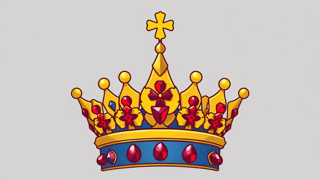 황금 금관 선물 의미는? (cartoon 스타일)