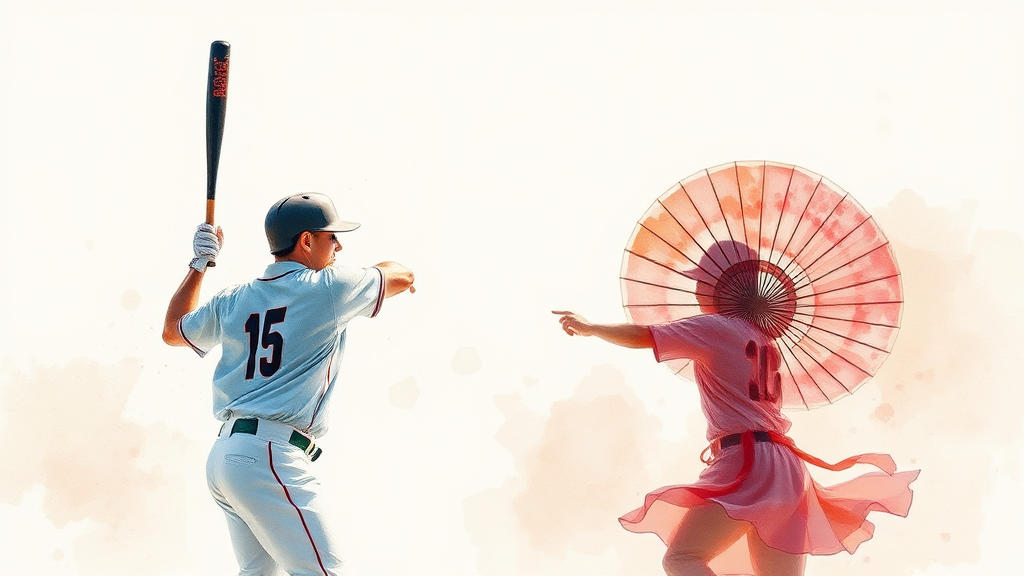 문화, 예술 및 스포츠 소식 (watercolor 스타일)