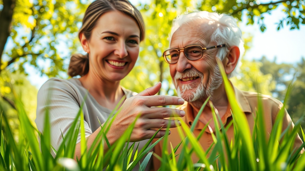 요양보호사 역할과 업무 (realistic 스타일)