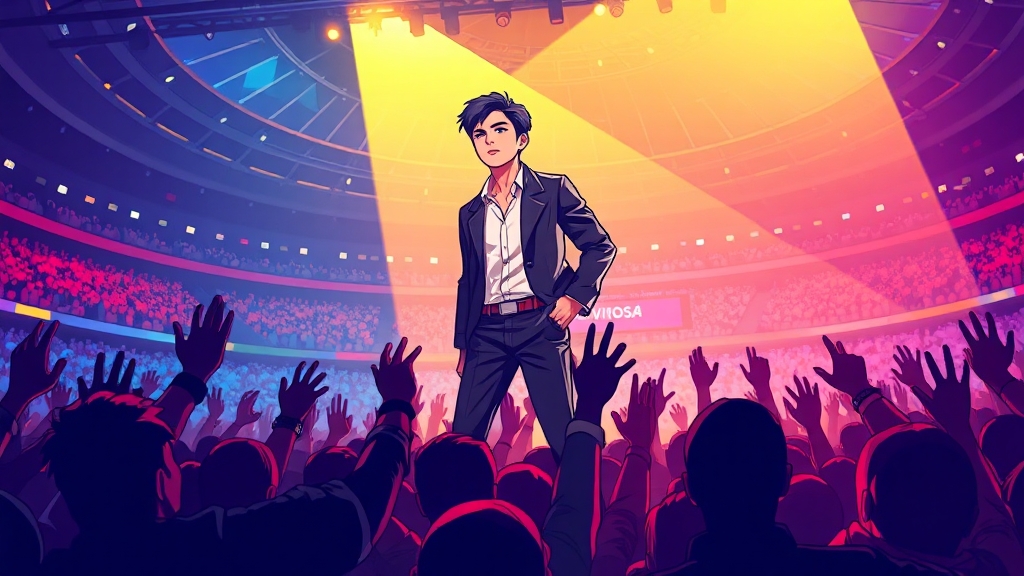 콘서트 상세 정보 (cartoon 스타일)