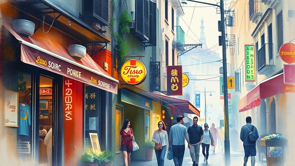 정책의 한계와 보완점 (watercolor 스타일)