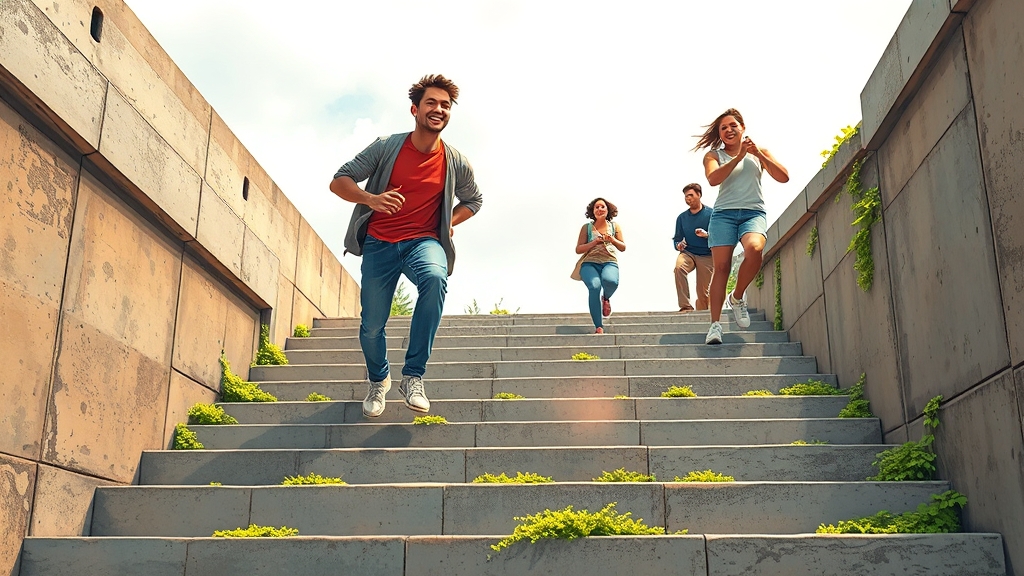 일상 속 루틴 만들기 (illustration 스타일)