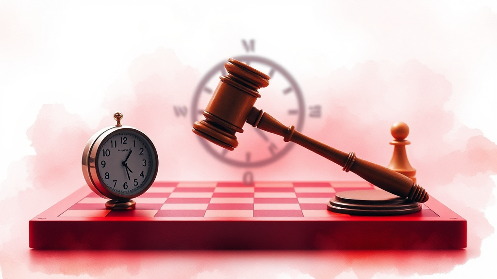 소멸시효를 멈추는 방법: 중단 및 정지 사유 (watercolor 스타일)