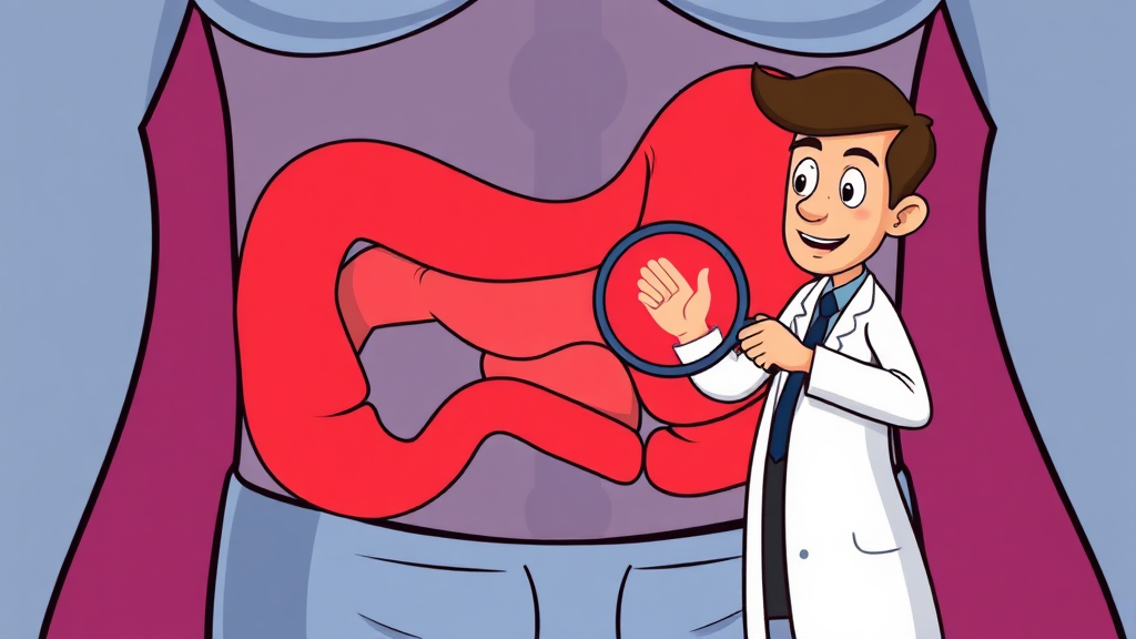 맹장염, 다른 질환과 혼동 주의! (cartoon 스타일)