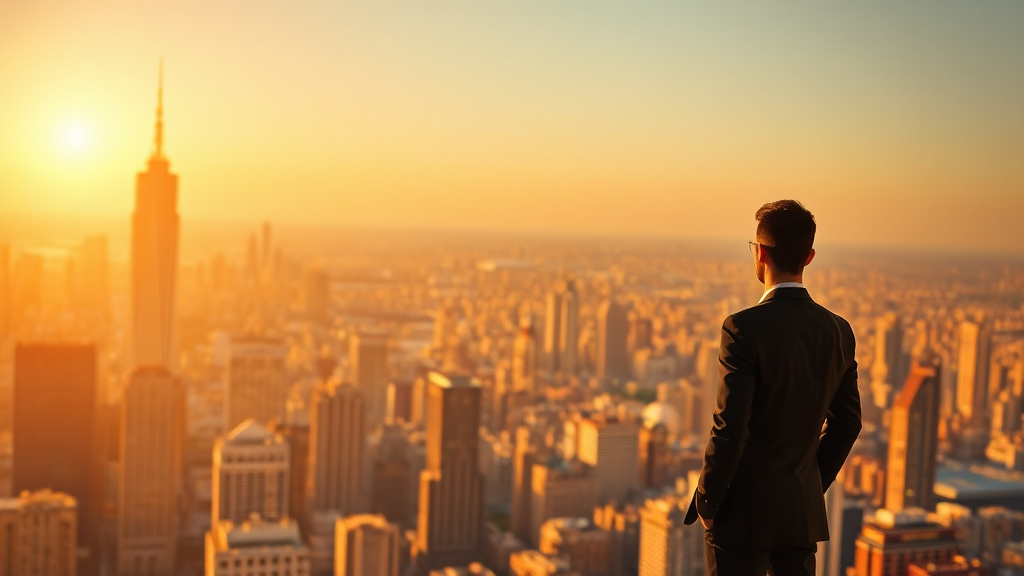 초고액 자산가 급증 (realistic 스타일)