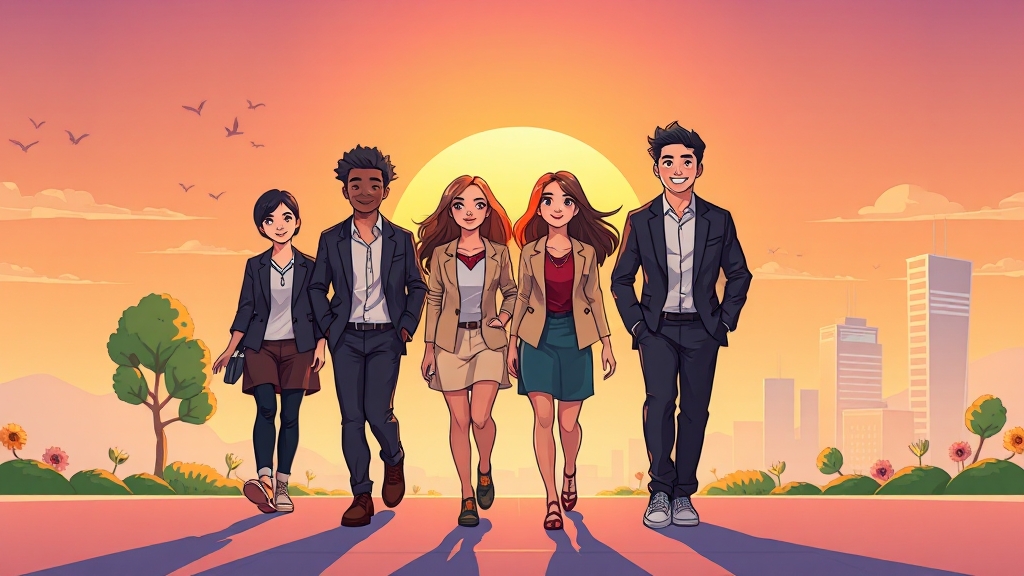 자산 형성 & 제도 활용 팁 (cartoon 스타일)