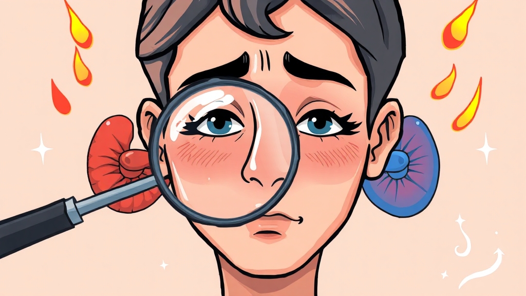 기능 저하증 vs 항진증, 뭐가 다를까? (cartoon 스타일)