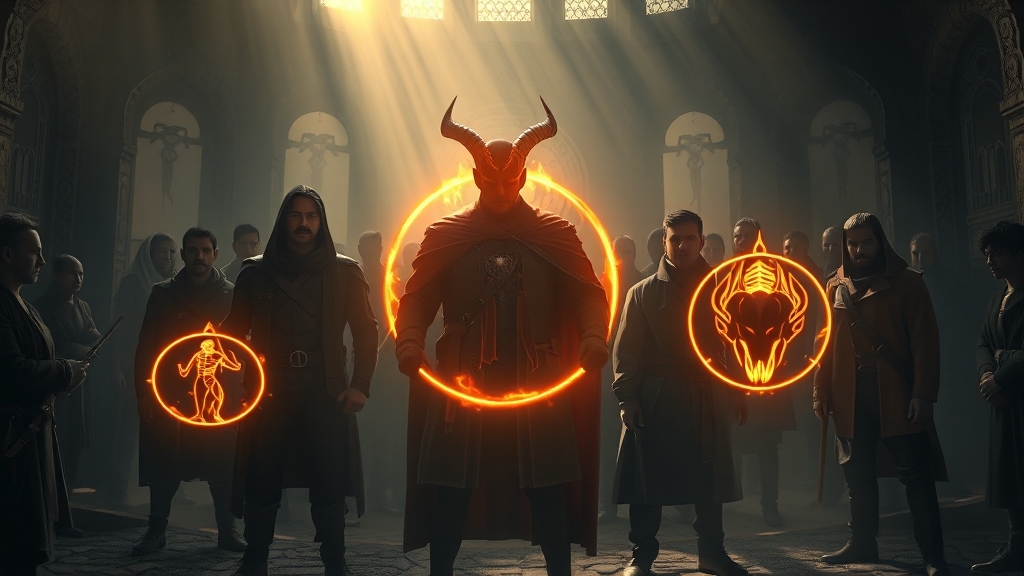 데몬헌터스 세계관 핵심 요소 (realistic 스타일)