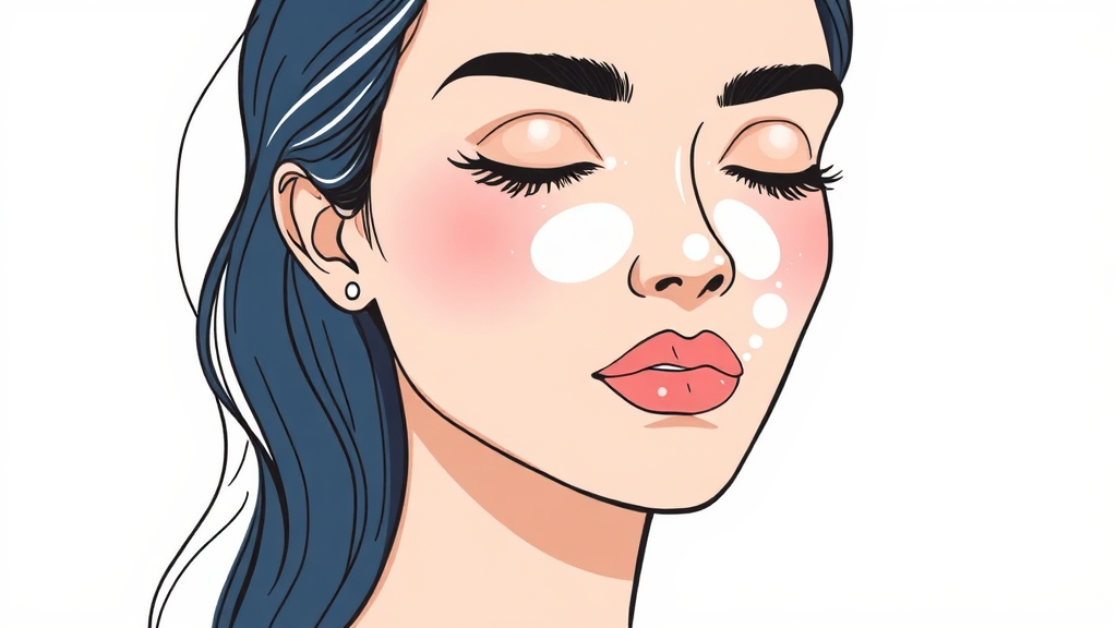 판테놀 크림 사용법 및 스킨케어 루틴 (illustration 스타일)