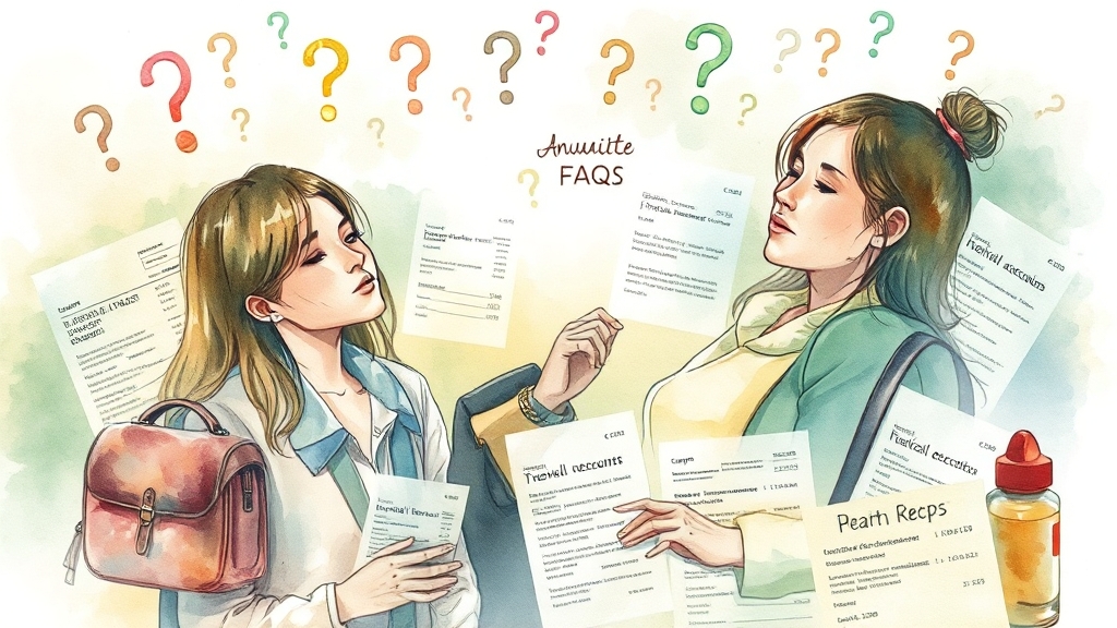 FAQ, 궁금증 해결! (watercolor 스타일)