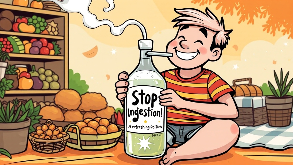 급체, 이제 안녕! (cartoon 스타일)