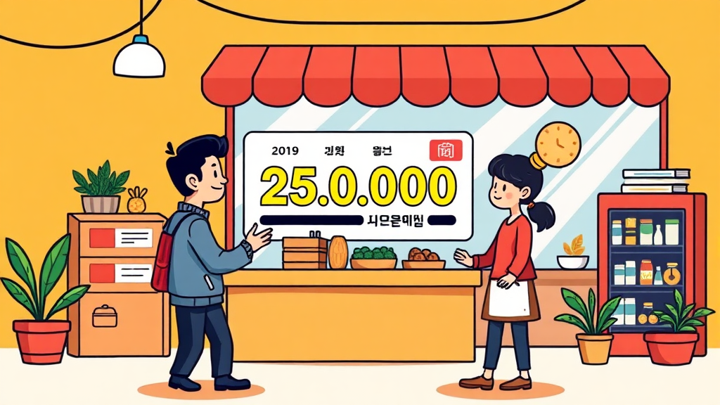 경영안정 바우처란? (cartoon 스타일)