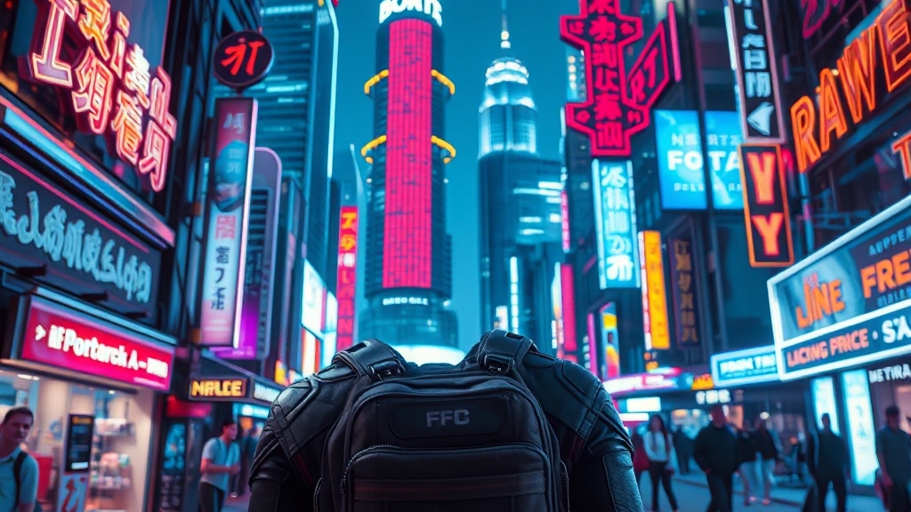 미래 기술과 여행의 결합 (realistic 스타일)