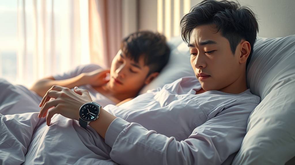 슬리포노믹스 시장 동향 (realistic 스타일)