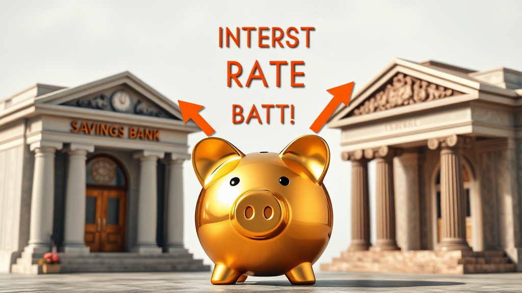 저축은행 vs 시중은행 (realistic 스타일)