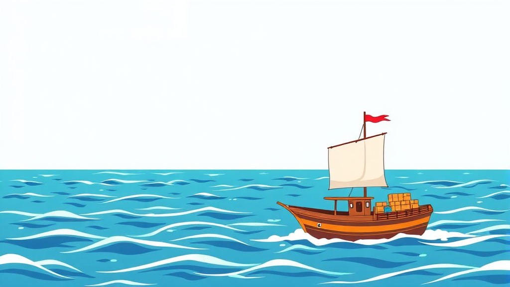 제주 여행, 배편으로 시작하는 특별한 경험 (cartoon 스타일)