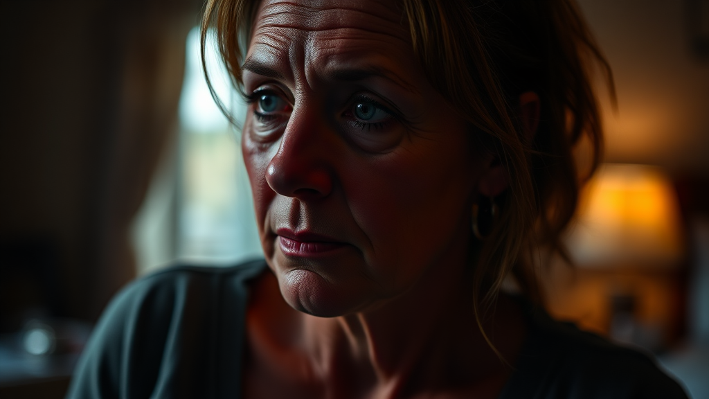 갱년기 테스트, 왜 필요할까? (realistic 스타일)