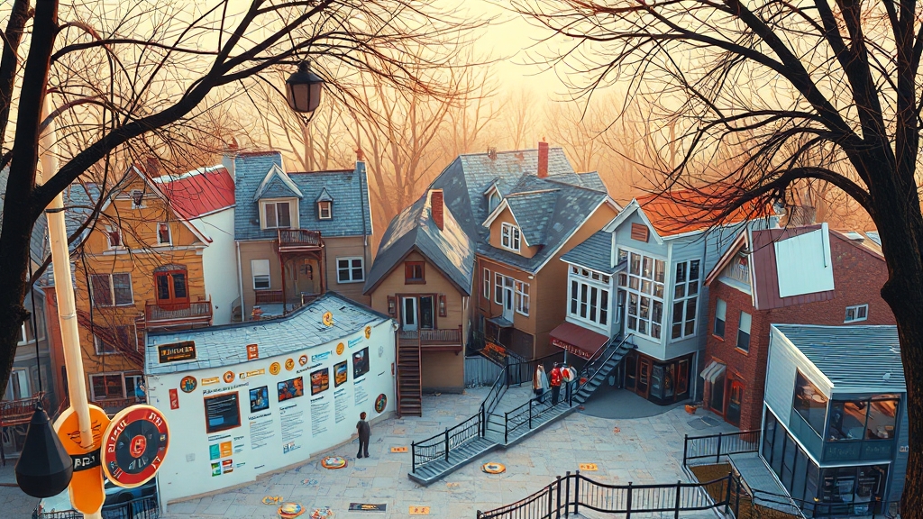 지역 기반 교육기관 정보 (realistic 스타일)