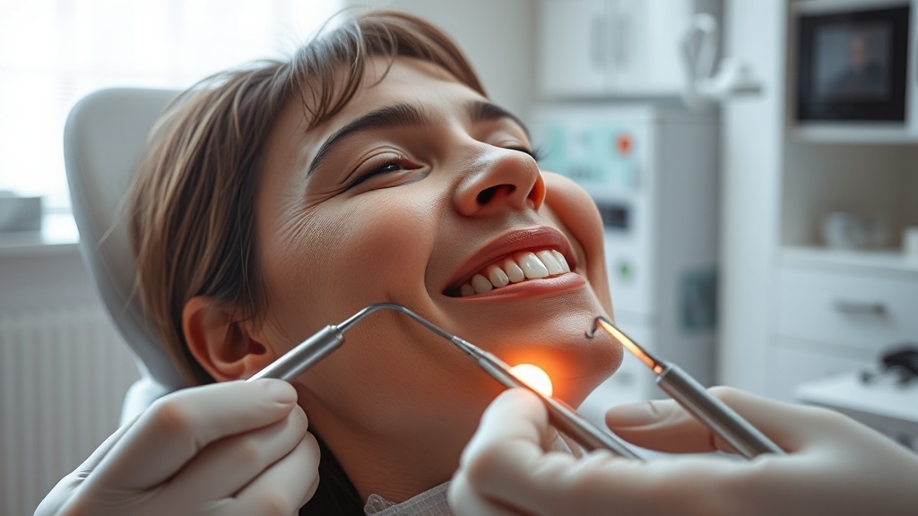 치과 전문 치료 옵션 (realistic 스타일)