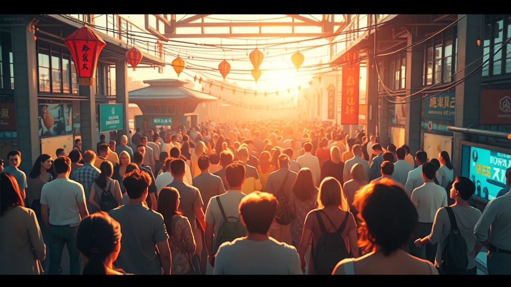 체인링크 커뮤니티 및 잠재력 (realistic 스타일)