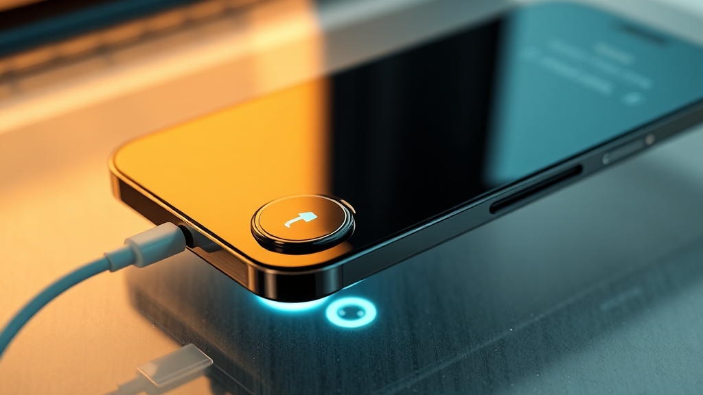 배터리 성능 및 충전 속도 (realistic 스타일)