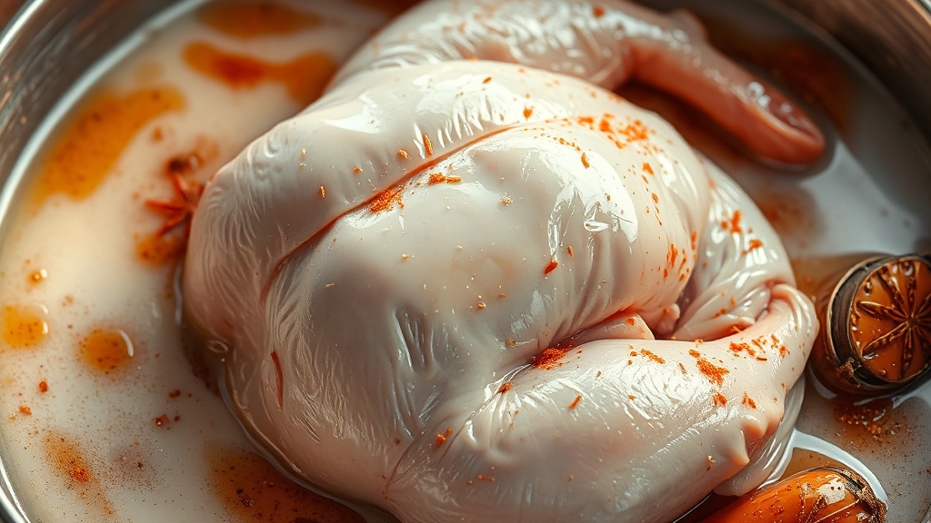 닭 손질, 잡내 없이 깔끔하게! (realistic 스타일)