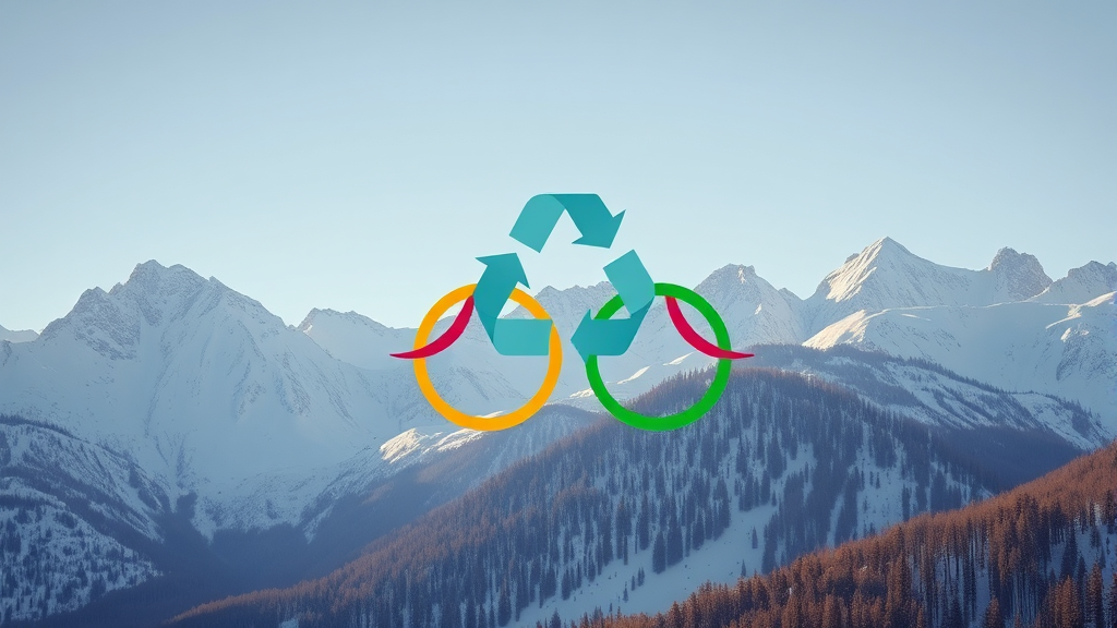 지속 가능한 올림픽 추진 (realistic 스타일)