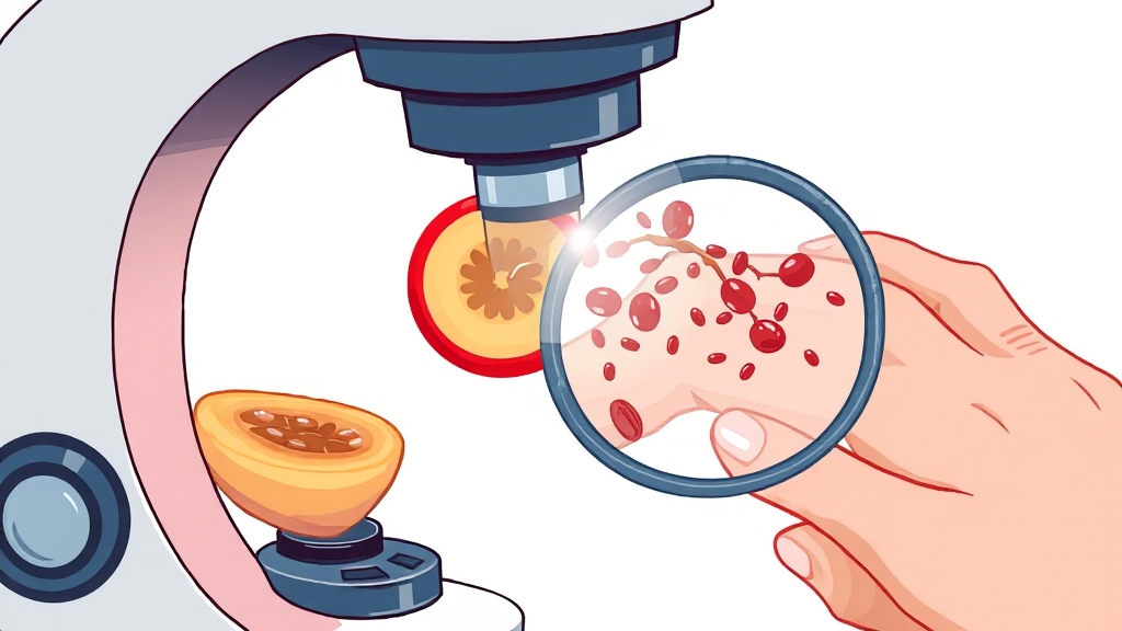 알레르기 진단 및 원인 (illustration 스타일)