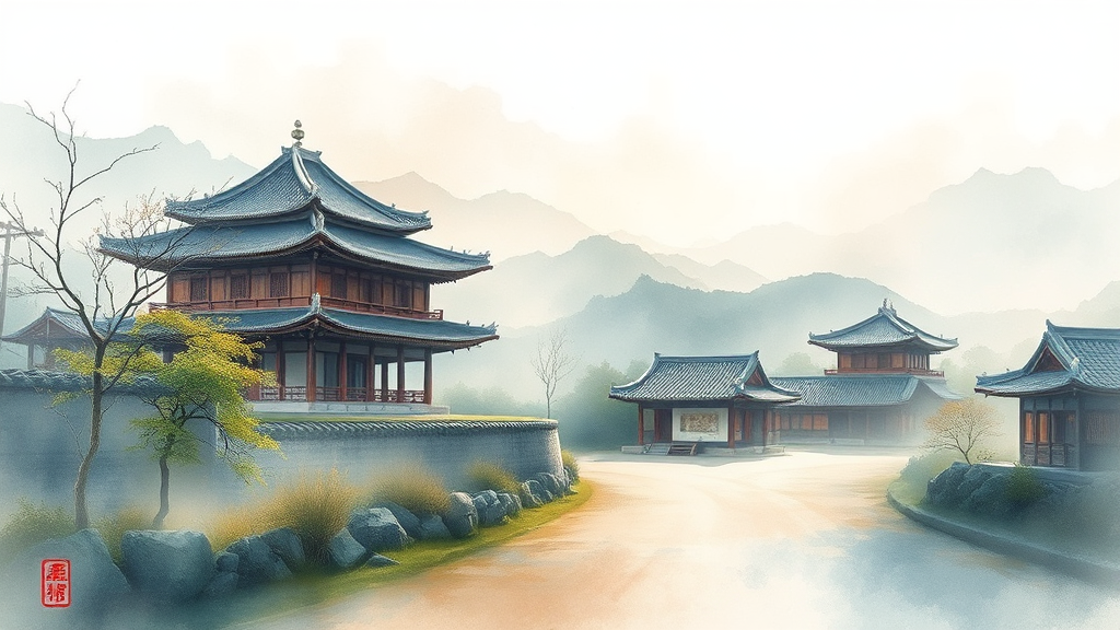 유네스코 세계문화유산, 그 가치를 말하다 (watercolor 스타일)