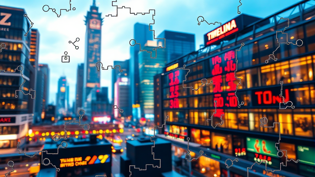 토큰화 증권 시장의 미래 전망 (realistic 스타일)